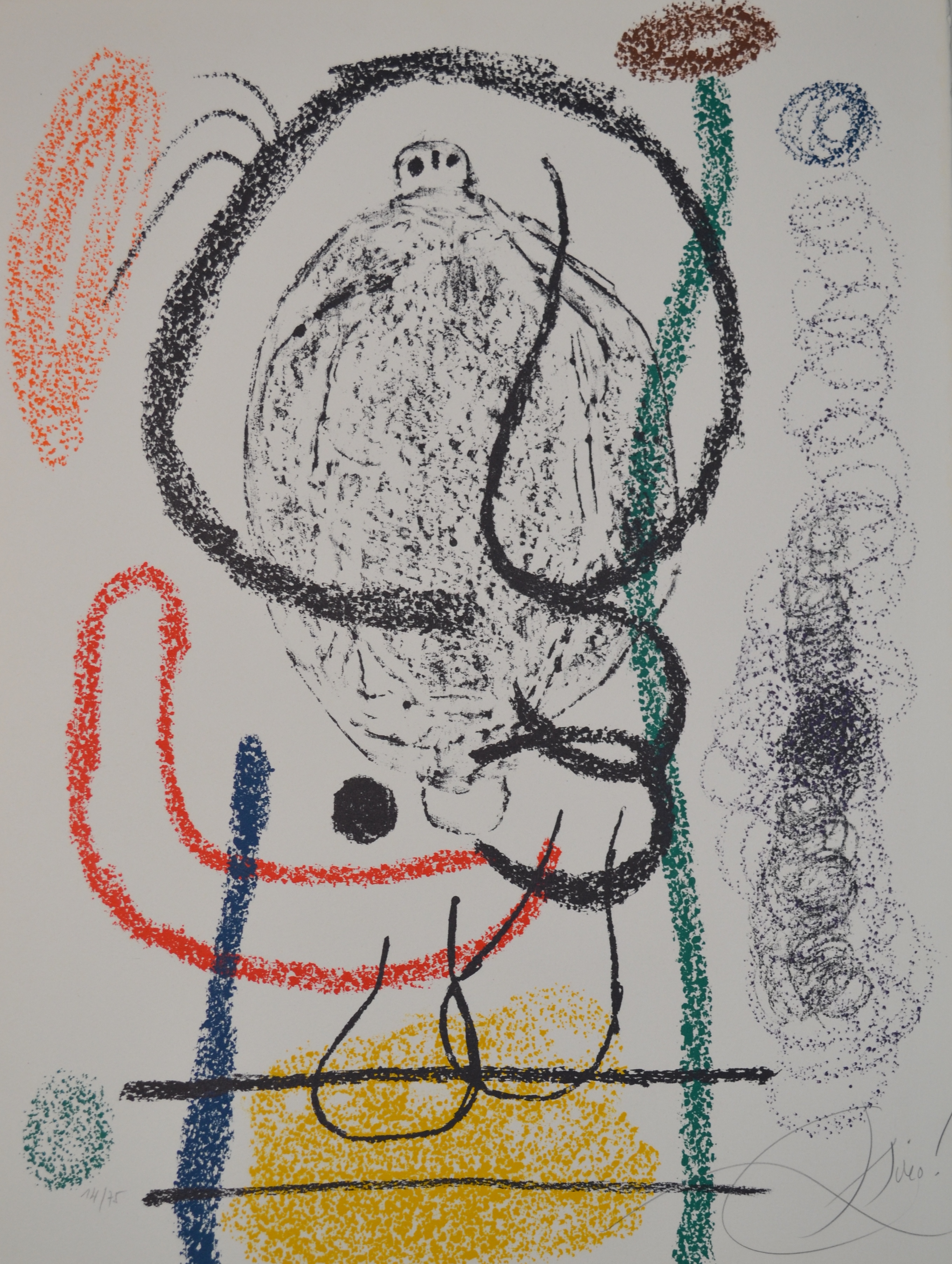 Joan Miró – Untitled, from Album 21 portfolio - M1130, 1978 – Litografía