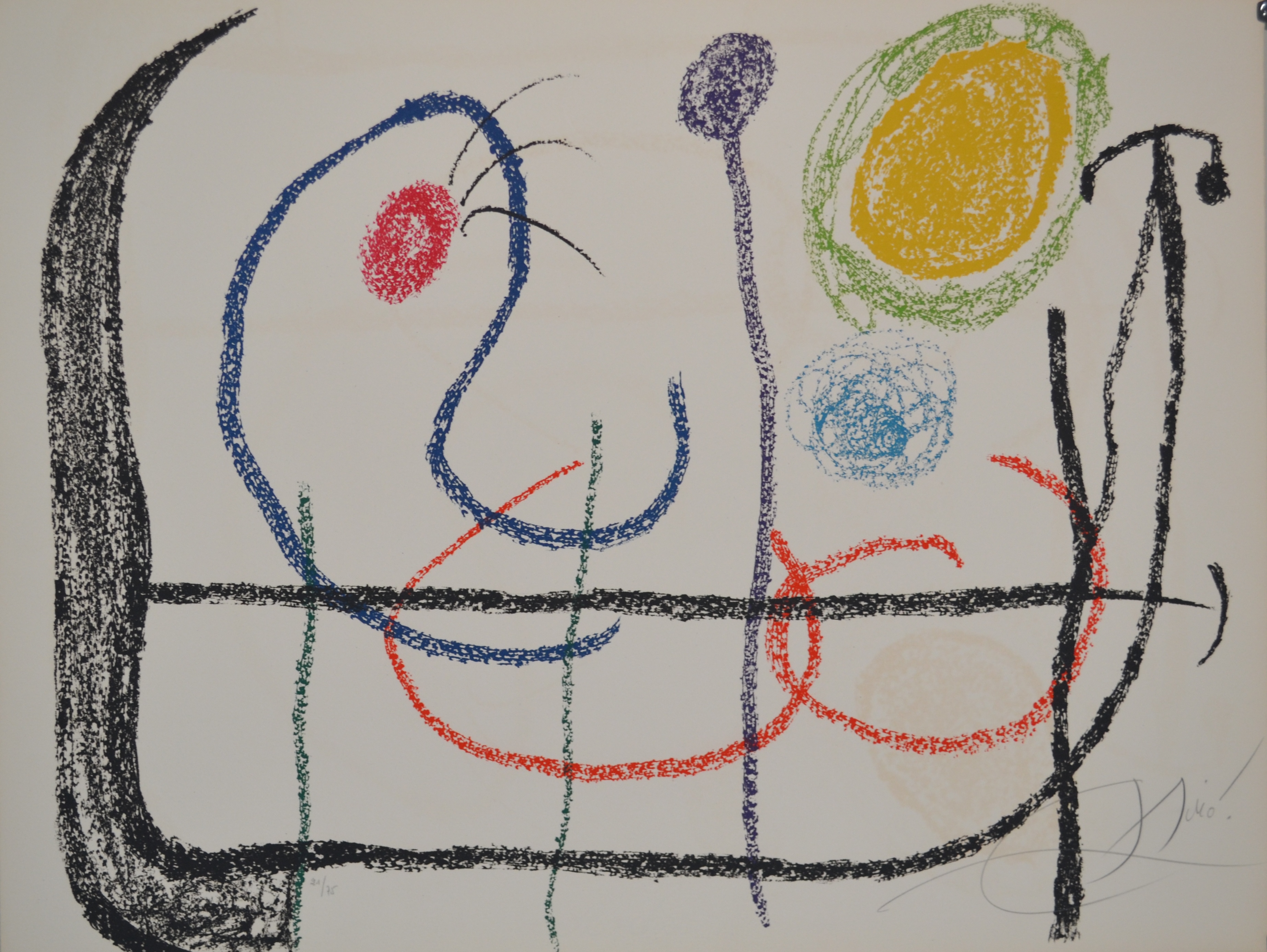 Joan Miró – Untitled, from Album 21 portfolio - M1136, 1978 – Lithographie