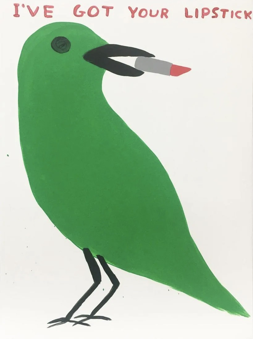 David Shrigley – Ive Got Your Lipstick, 2021 – Silkscreen