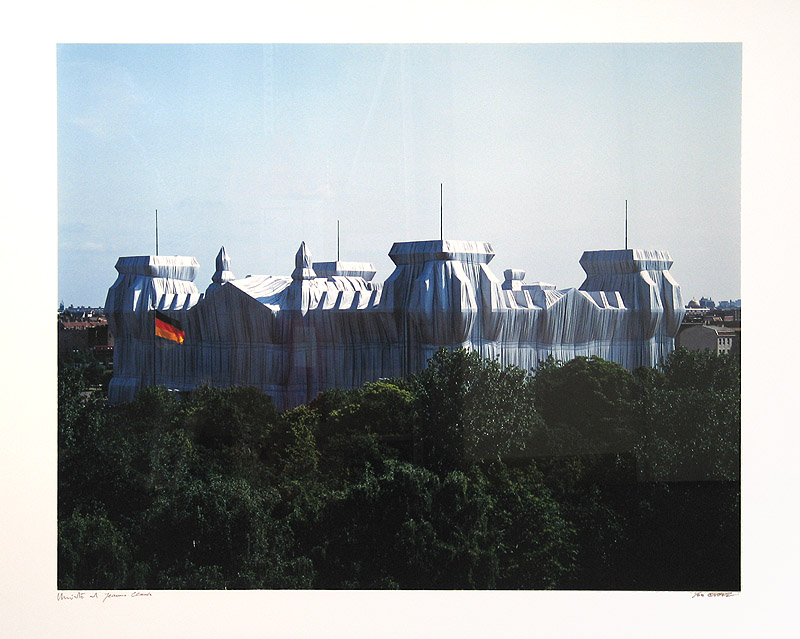 Javacheff Christo – Reichstag/Berlin Vormittag, Wrapped, 1995 – Foto