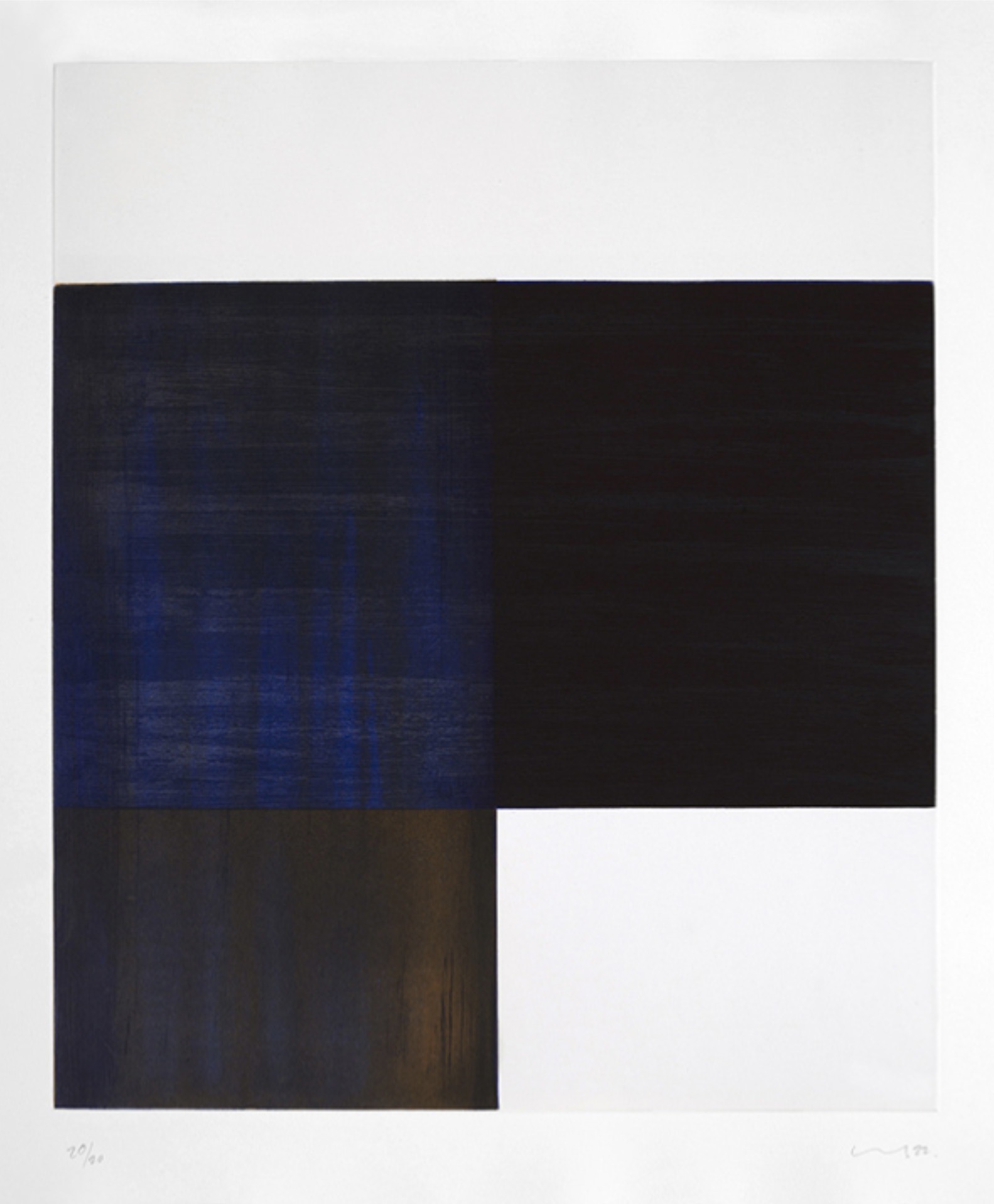 Callum Innes – LBB, 2022 – Mixed Media