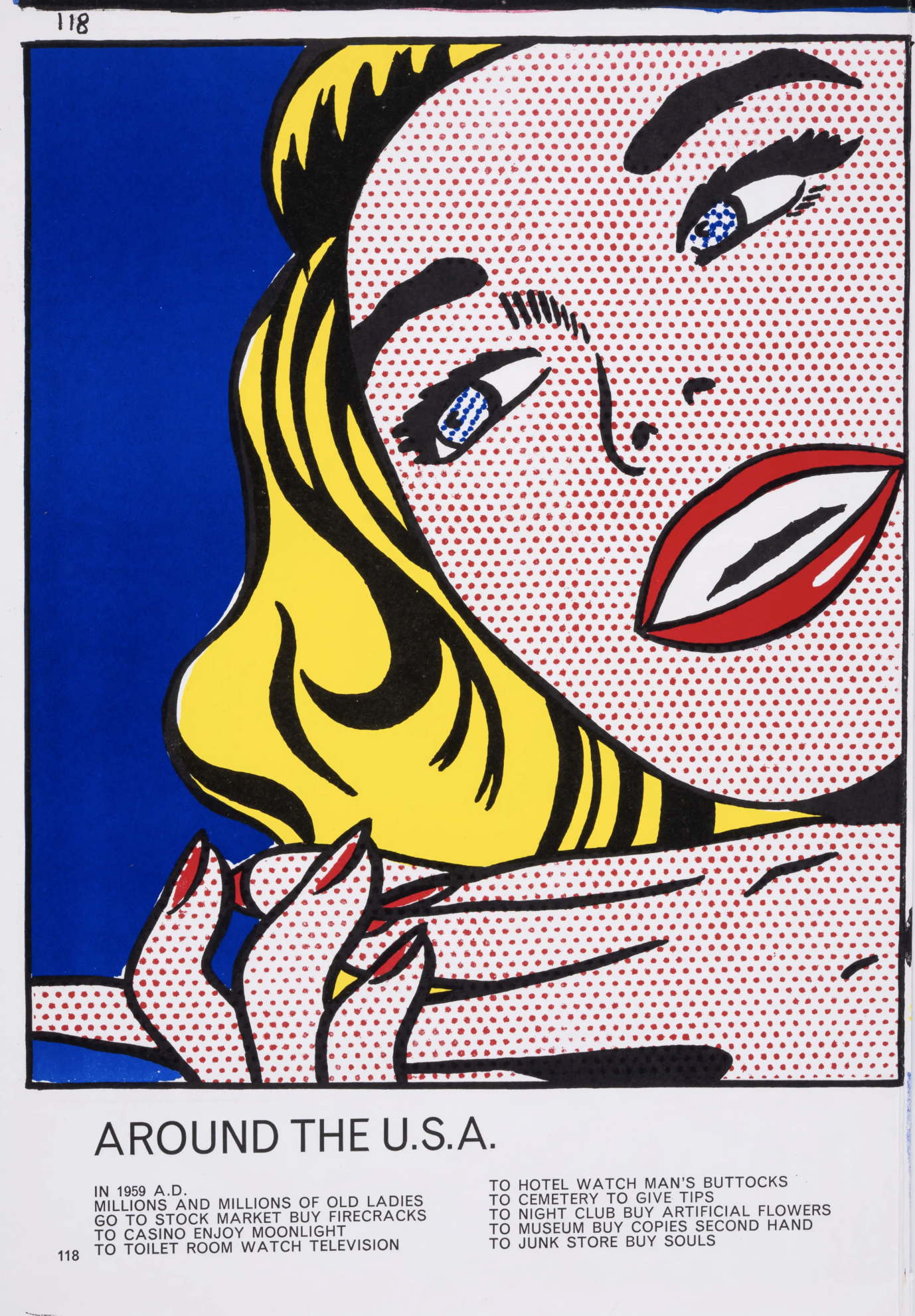 Roy Lichtenstein – Girl, 1964 – Lithograph