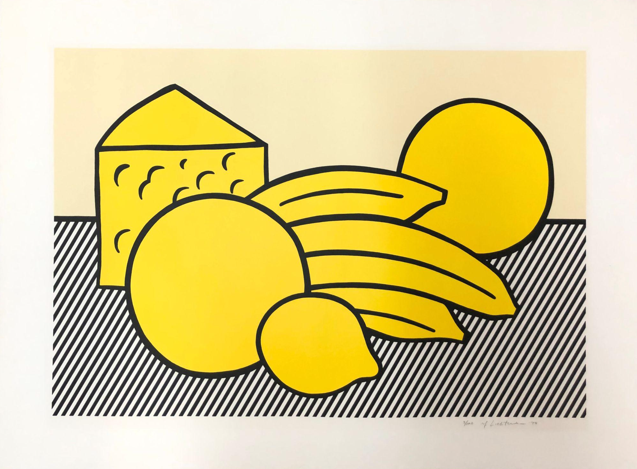 Roy Lichtenstein – Yellow Still Life, 1974 – Mixed Media