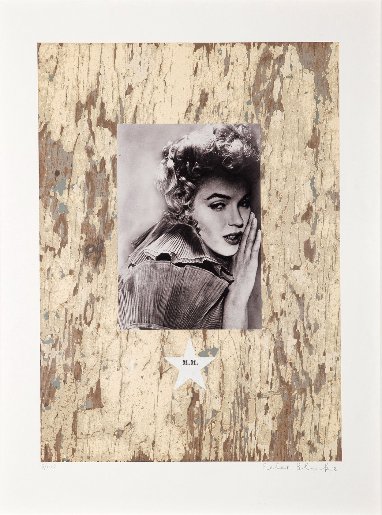 Peter Blake – Marilyn Monroe (Stars), 2010 – Mixed Media