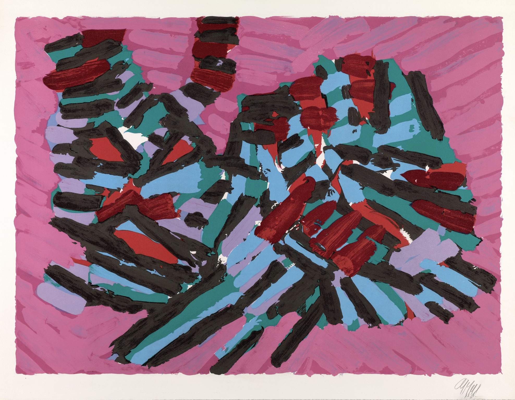 Karel Appel – About a Cat, 1979 – Lithograph