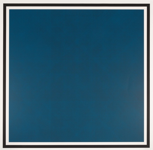 Sol LeWitt – Ohne Titel (Blue Square), 1990 – Serigraph