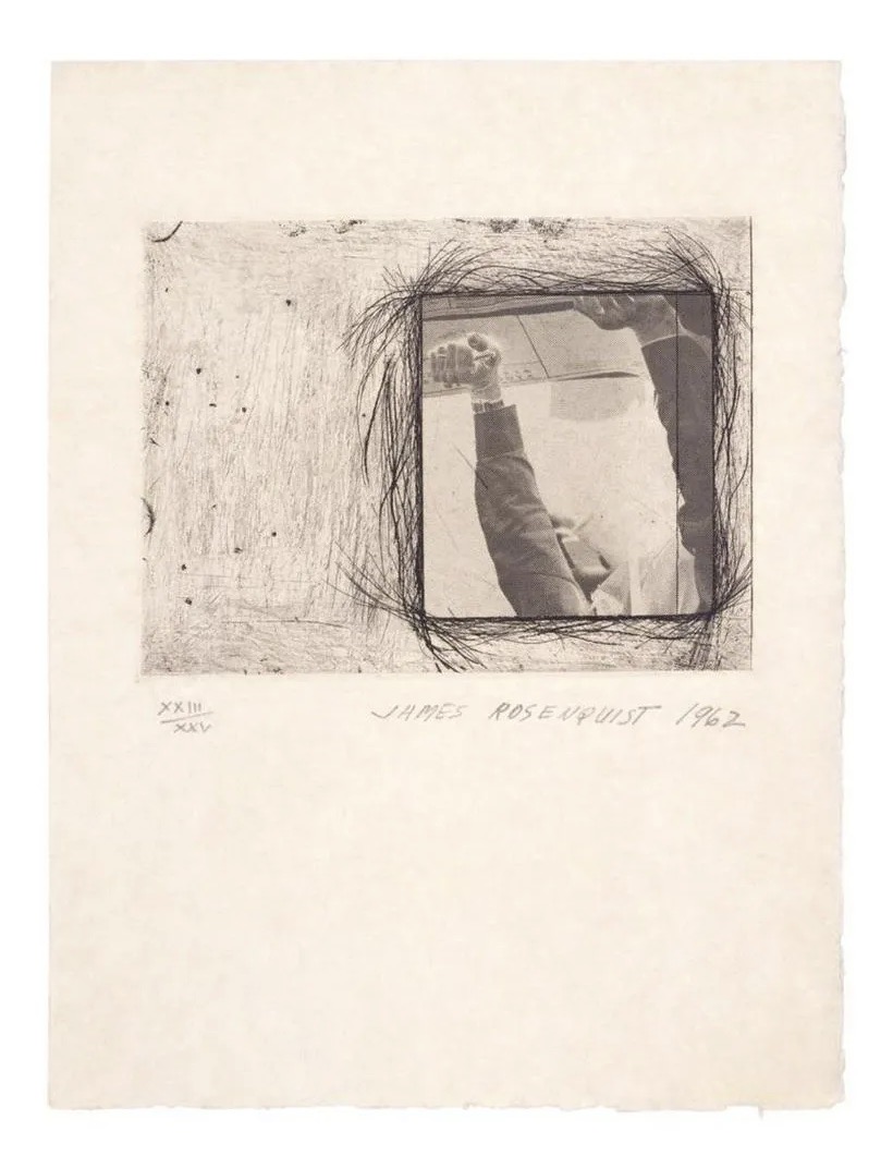James Rosenquist – Certificate, 1962 – Etching