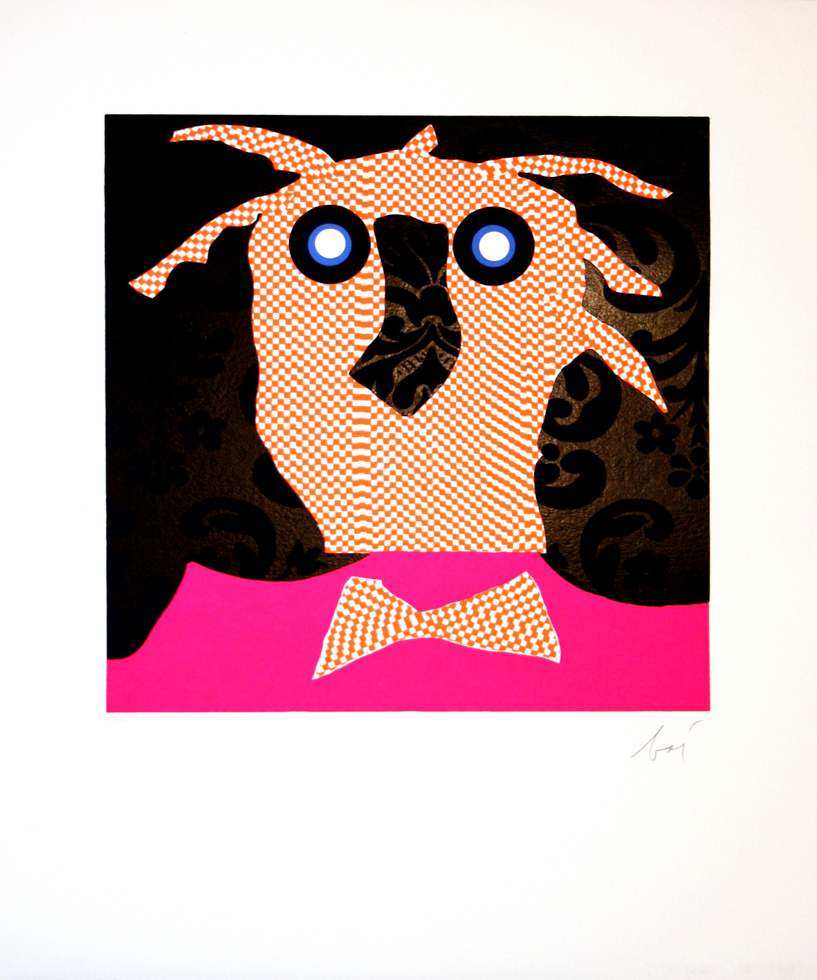 Enrico Baj – Personaggio, 1968 – Sérigraphie/Silkscreen