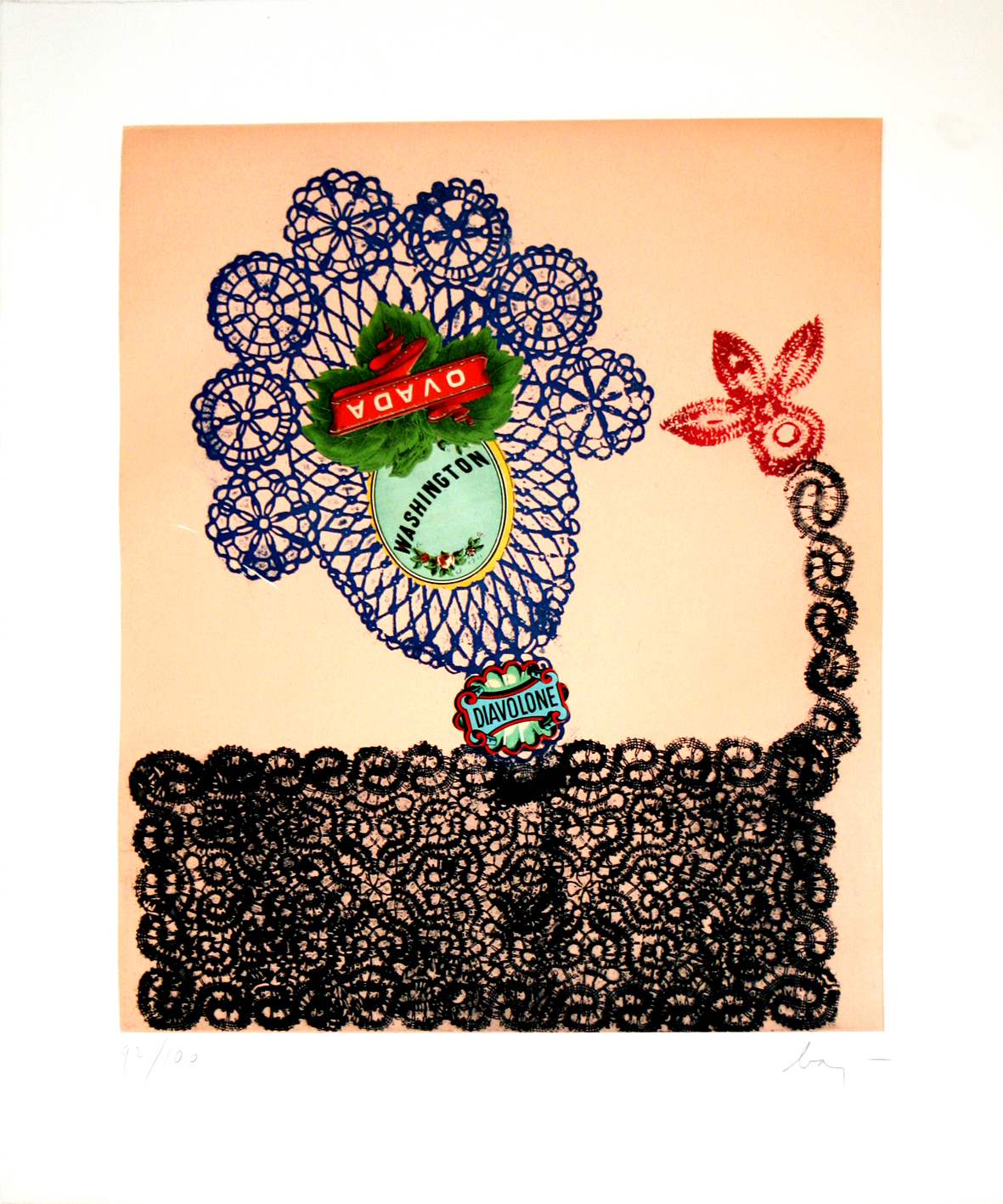 Enrico Baj – Diavolone, 1973 – Mixed média