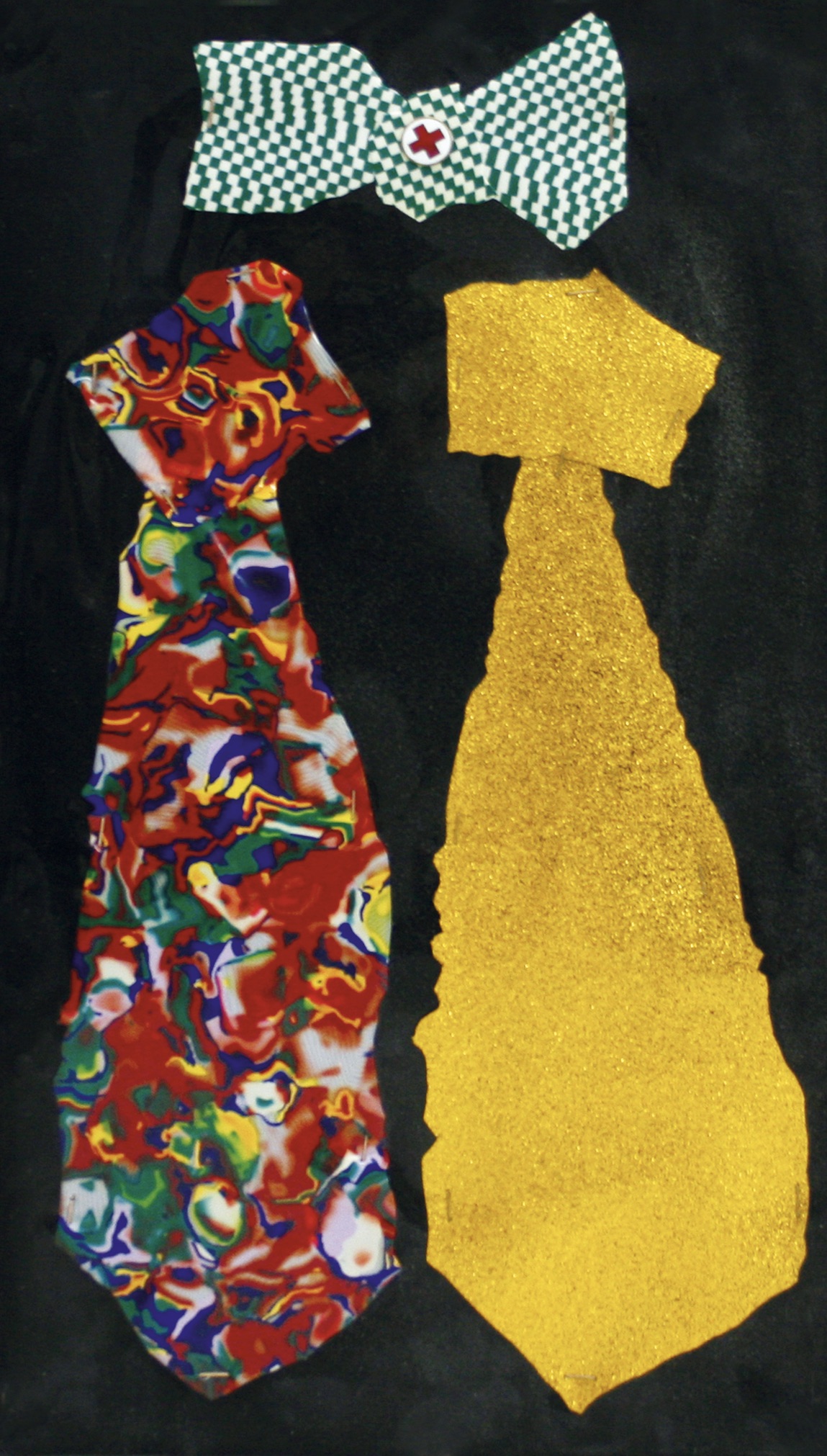 Enrico Baj – Cravatte, 1967 – Técnica mixta