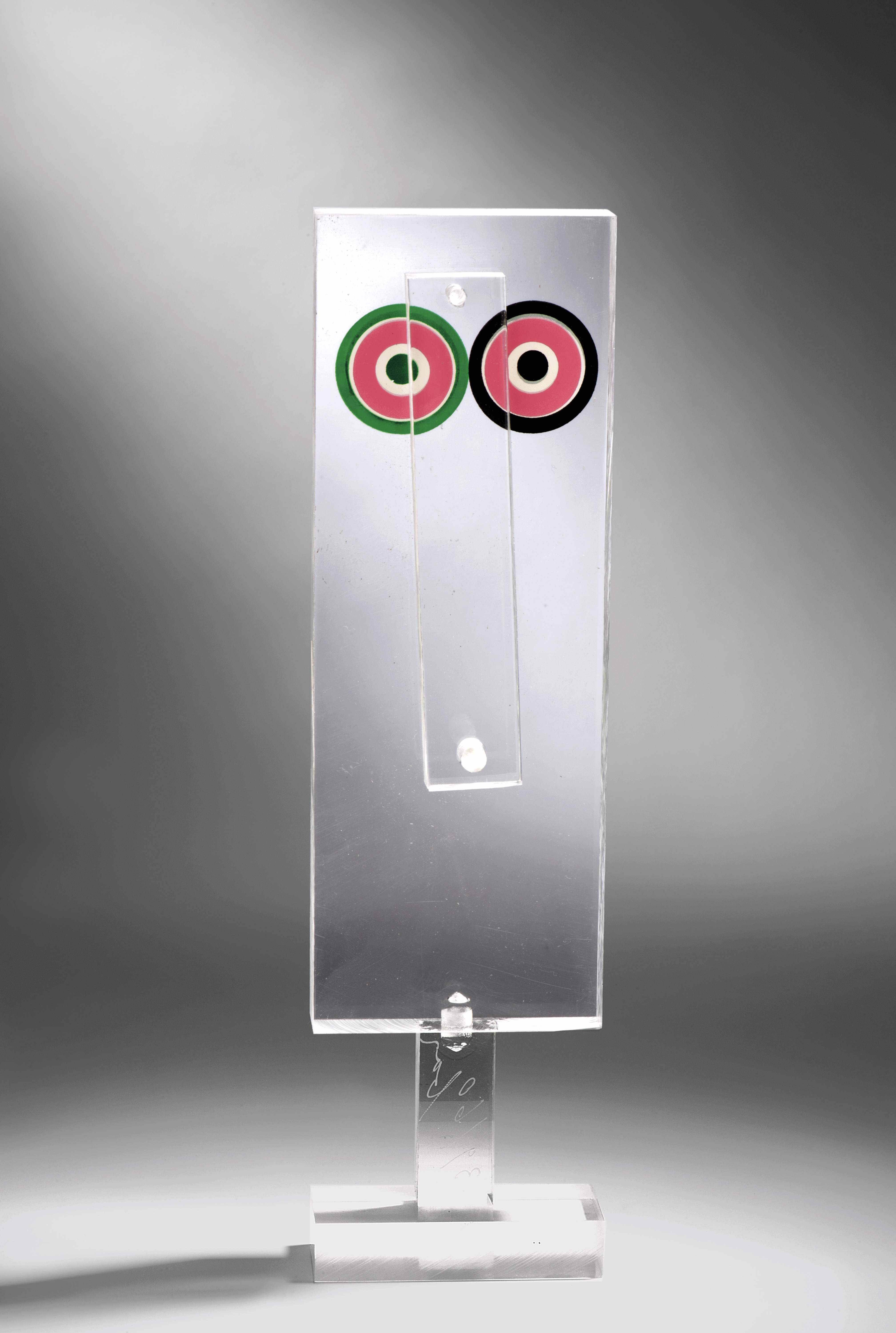 Enrico Baj – Testa d’uomo, 1969 – Sculpture acrylique