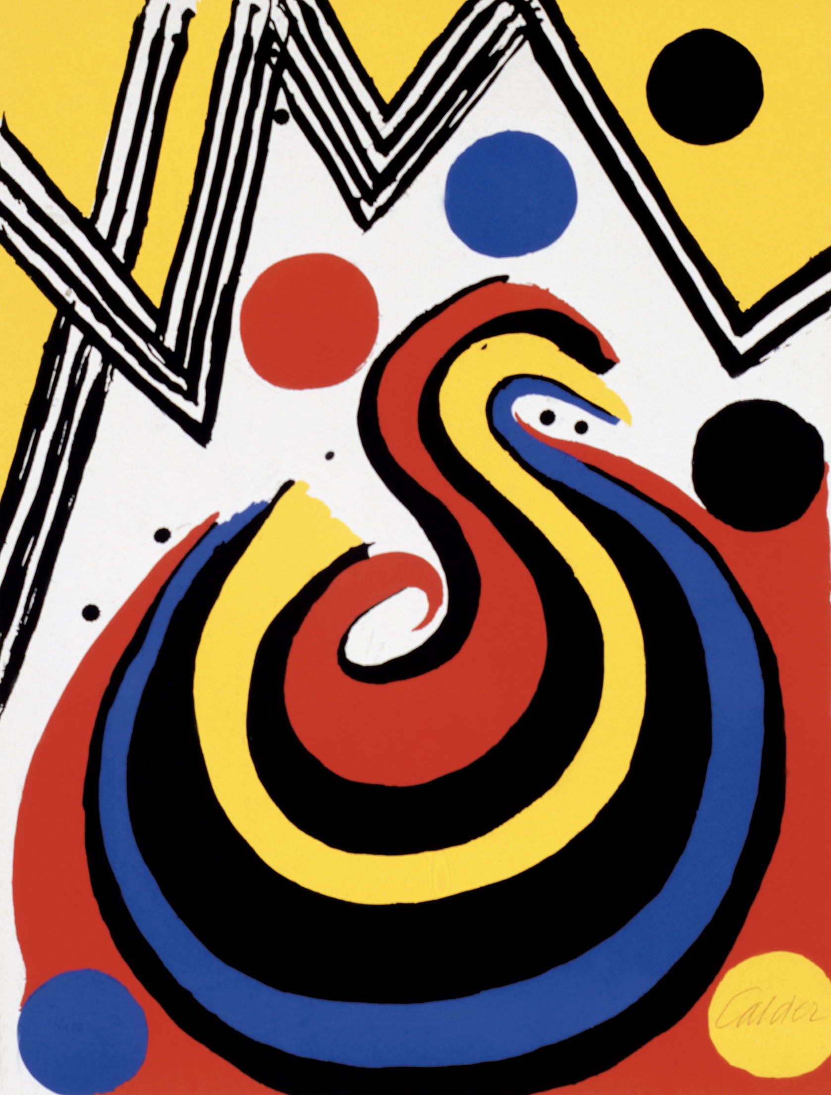Alexander Calder – Girandola, 1972 – Lithografie