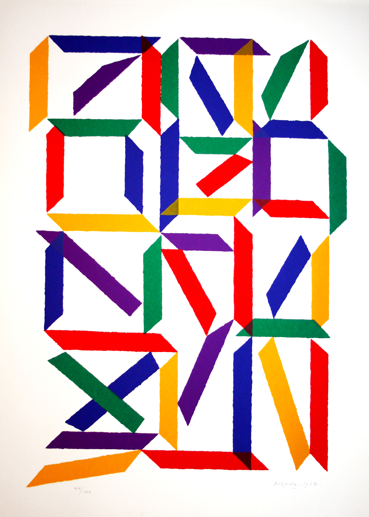 Piero Dorazio – Untitled Composition, 1967 – Lithographie