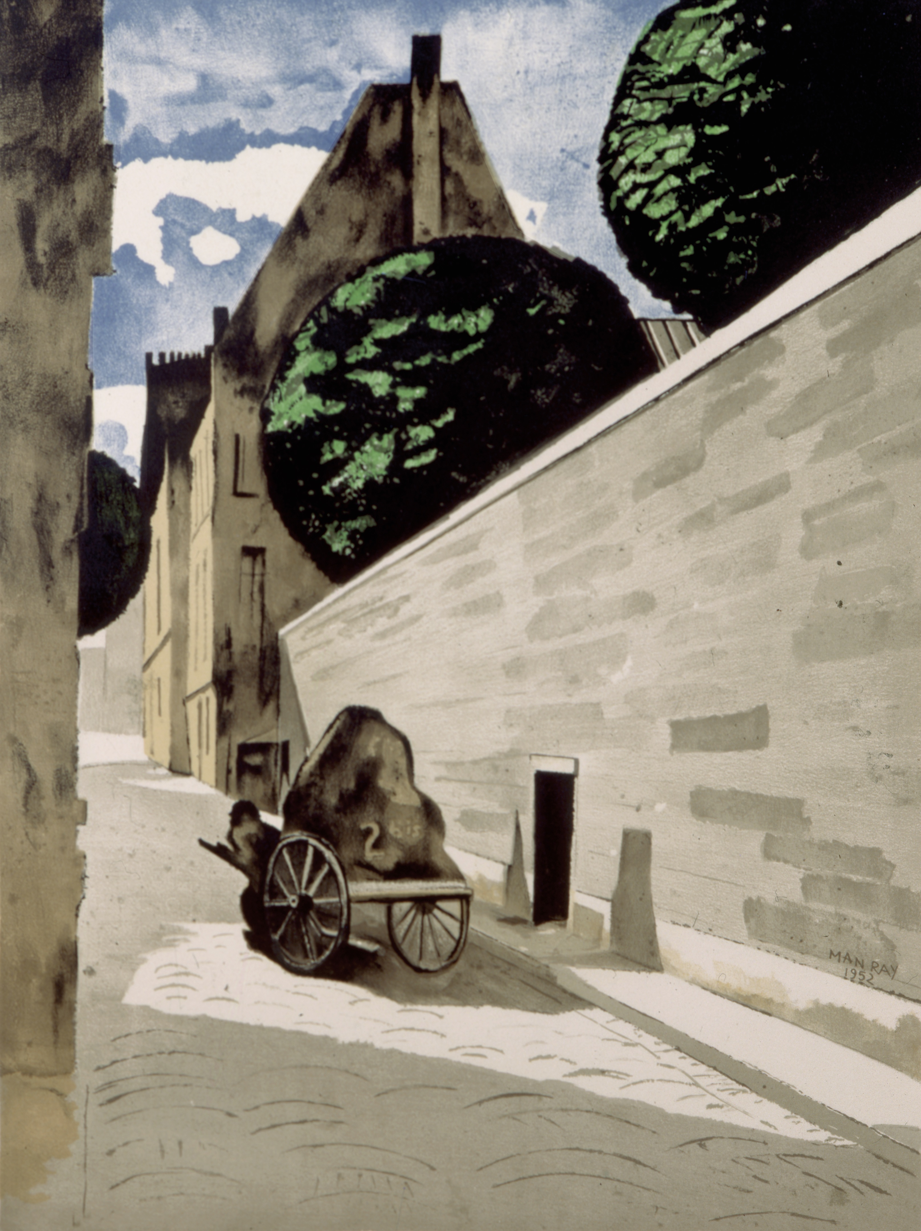 Man Ray – Rue Férou, 1974 – Lithografie