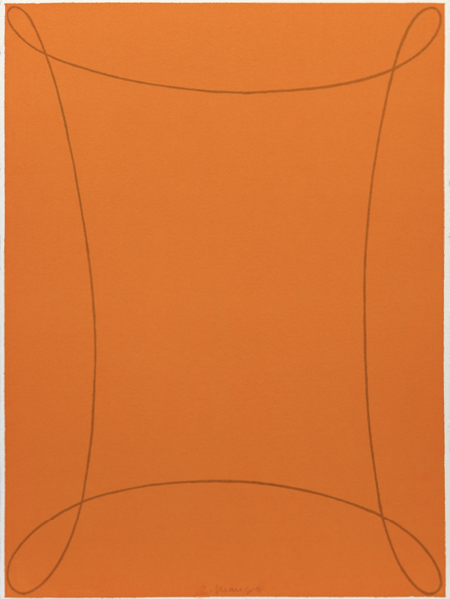 Robert Mangold – Arabesque I, 1992 – Silkscreen