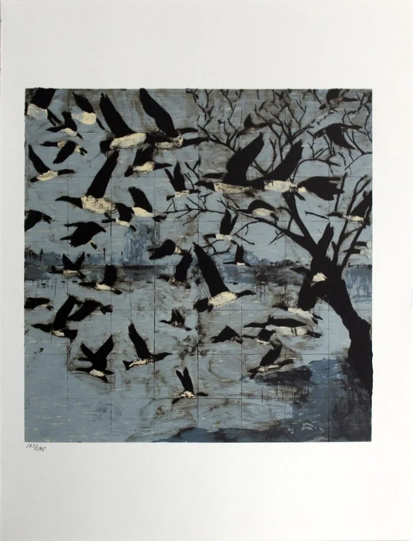 Donald Sultan – Untitled (from Visual Poetics), 1998 – Sérigraphie