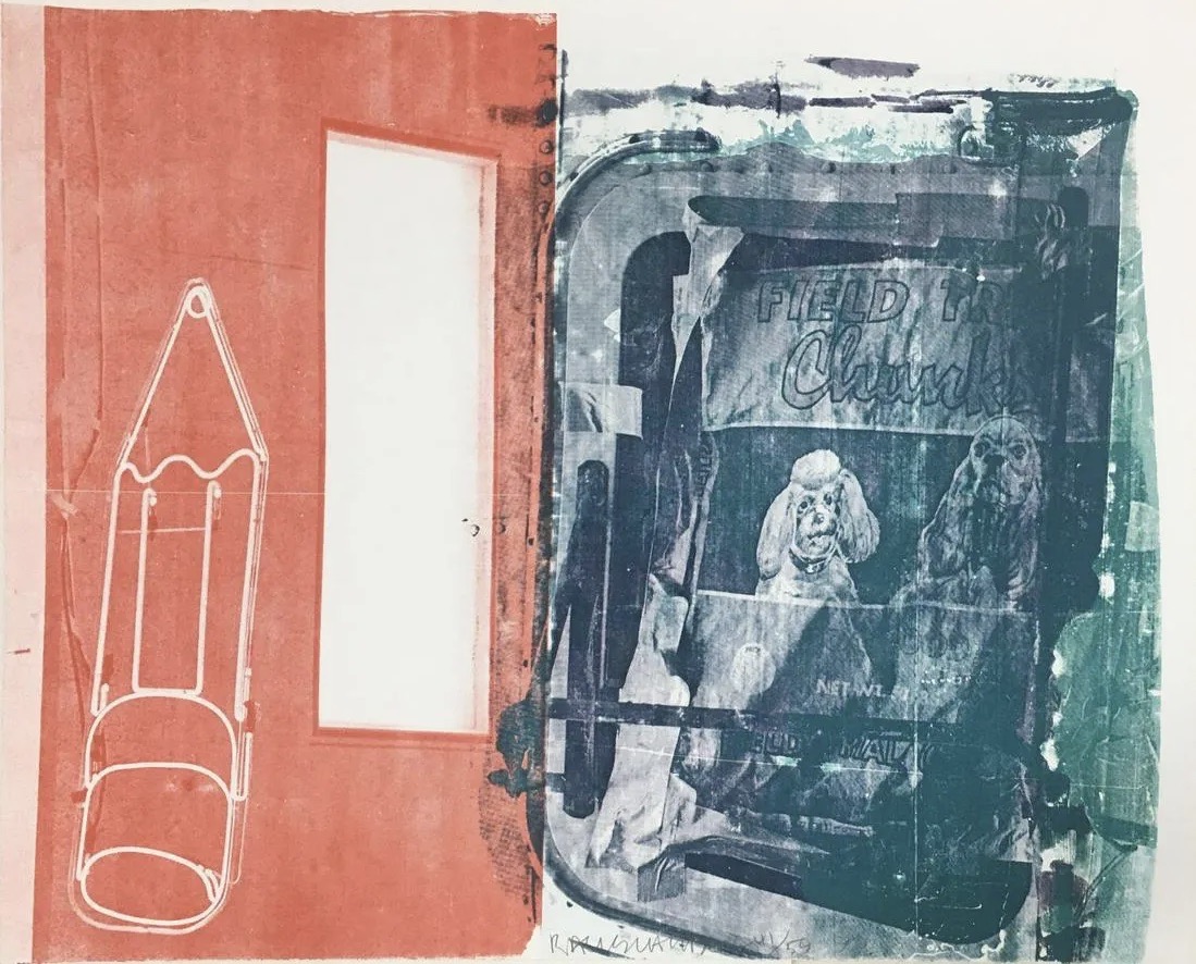 Robert Rauschenberg – Best Buddies, 1992 – Siebdruck