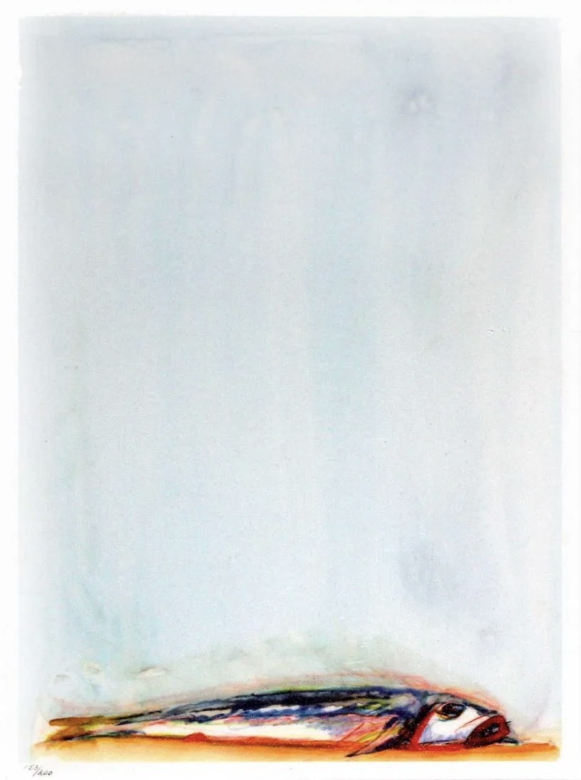 Thiebaud Wayne – Trout Fishing in America, 1994 – Lithografie