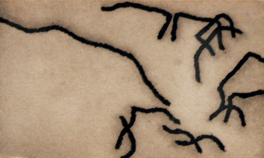 Eduardo Chillida – Felicidades, 1966 – Monotypie