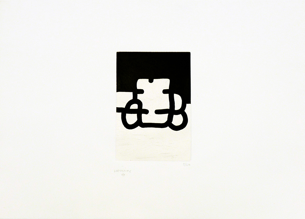 Eduardo Chillida – Antzo VIII, 1986 – Grabado Aguatinta