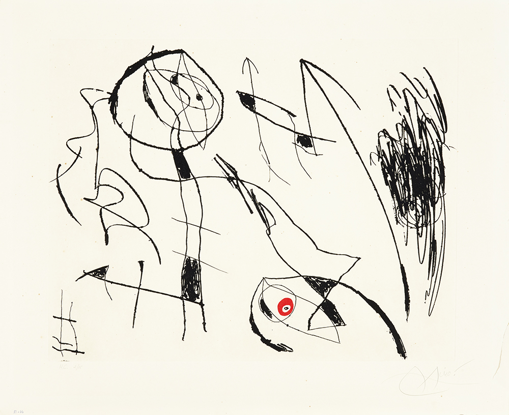 Joan Miró – Serie Mallorca I, 1973 – Gravure à l'eau-forte