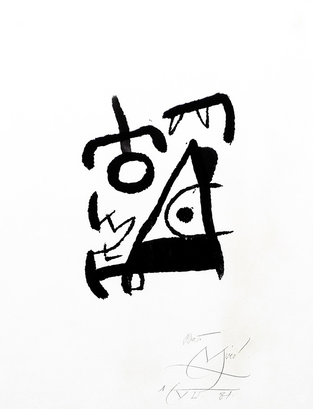 Joan Miró – Miró Graveur VII, 1981 – Xilografía
