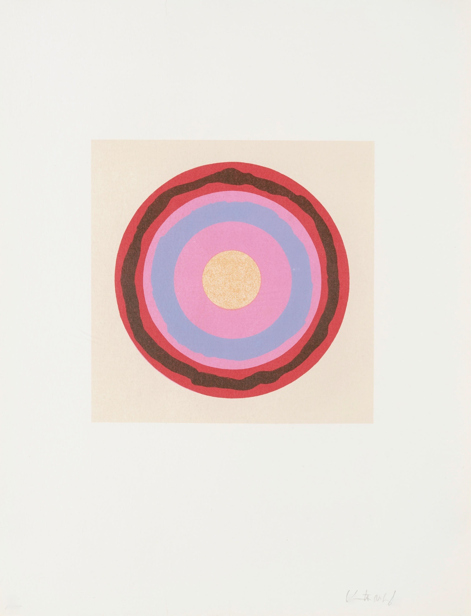 Kenneth Noland – Untitled (Target), 2004 – Litografía