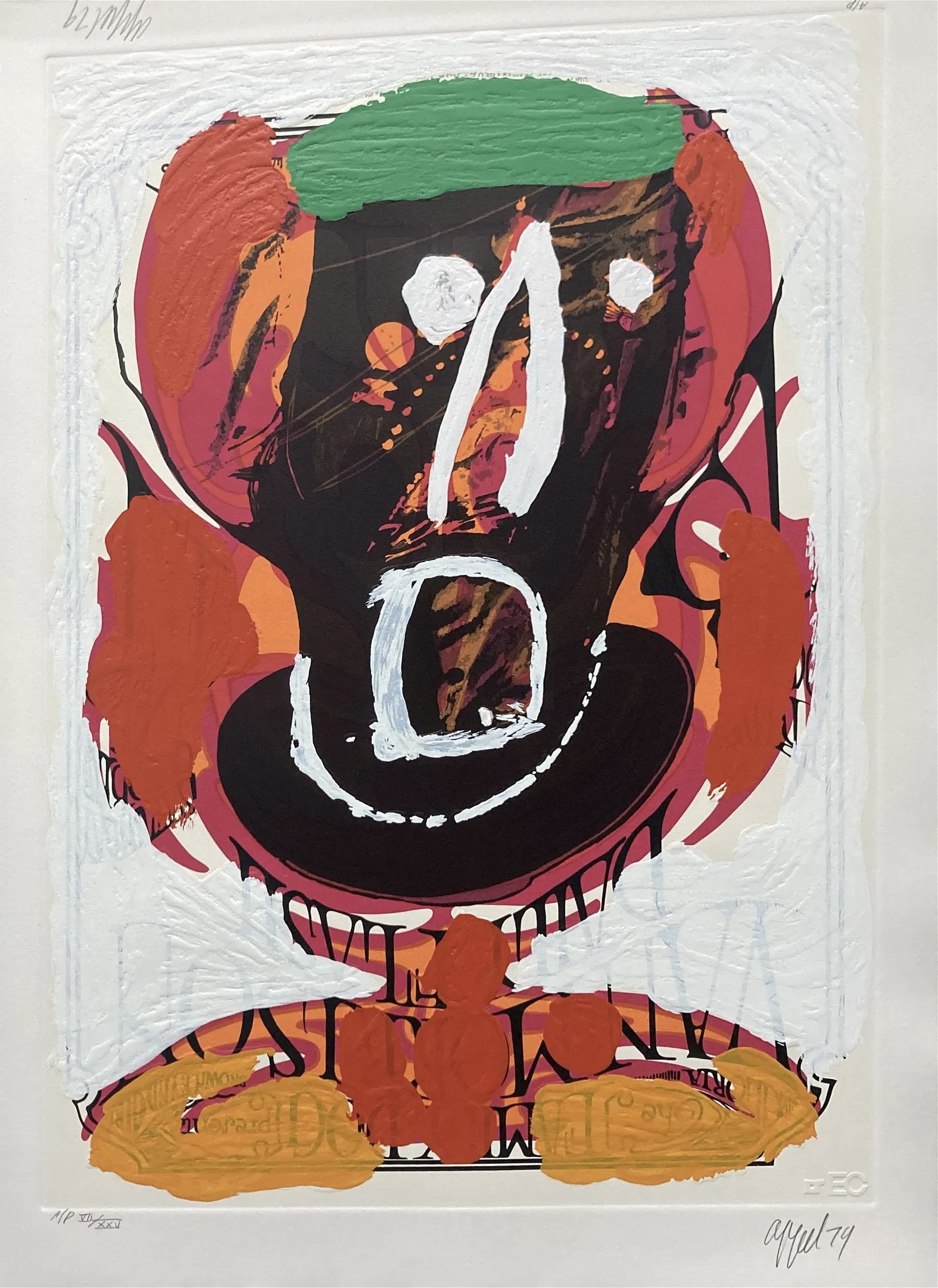 Karel Appel – Sound, 1979 – Mixed Media