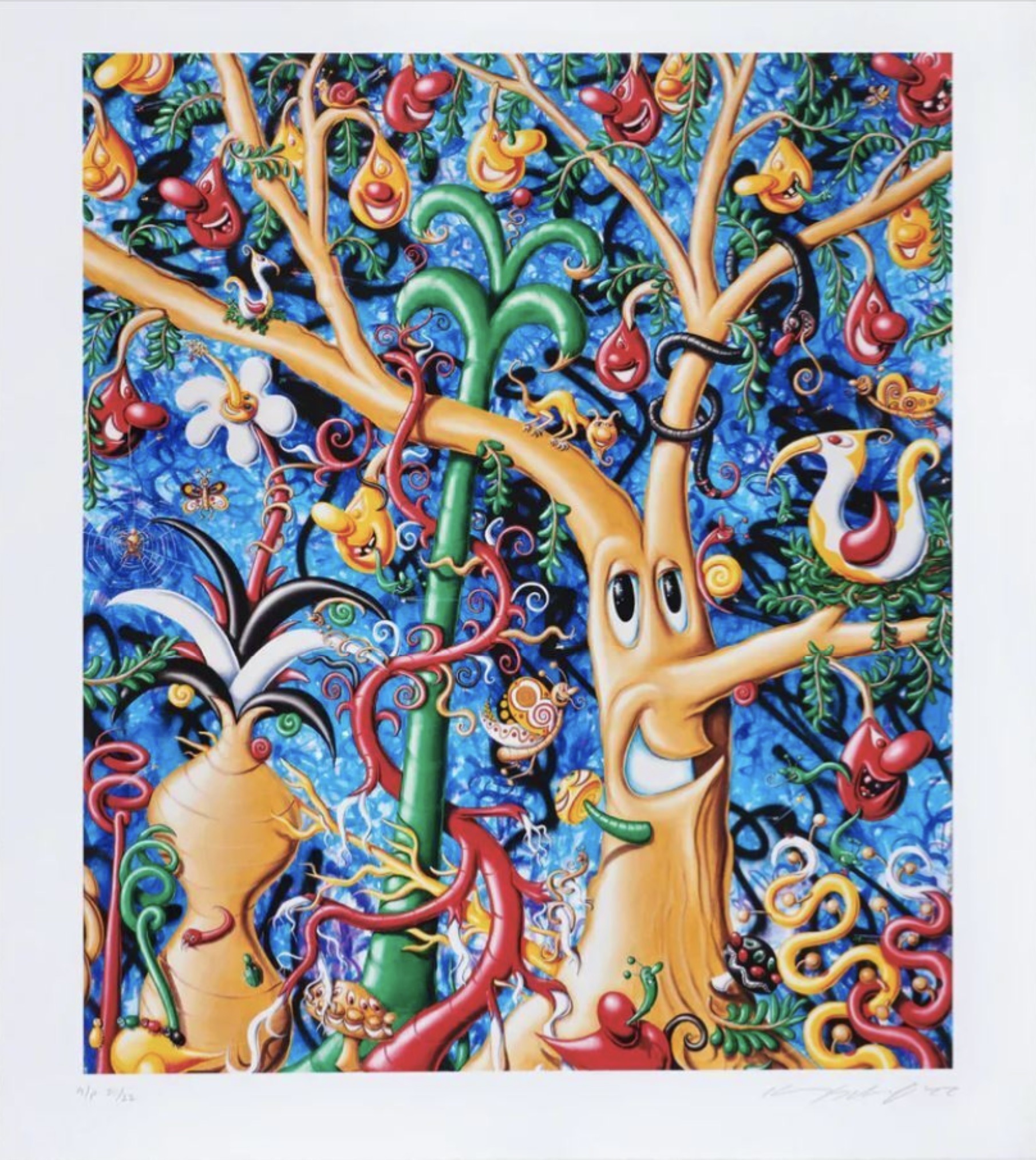 Kenny Scharf – Jungleyea, 2010 – Archival Print