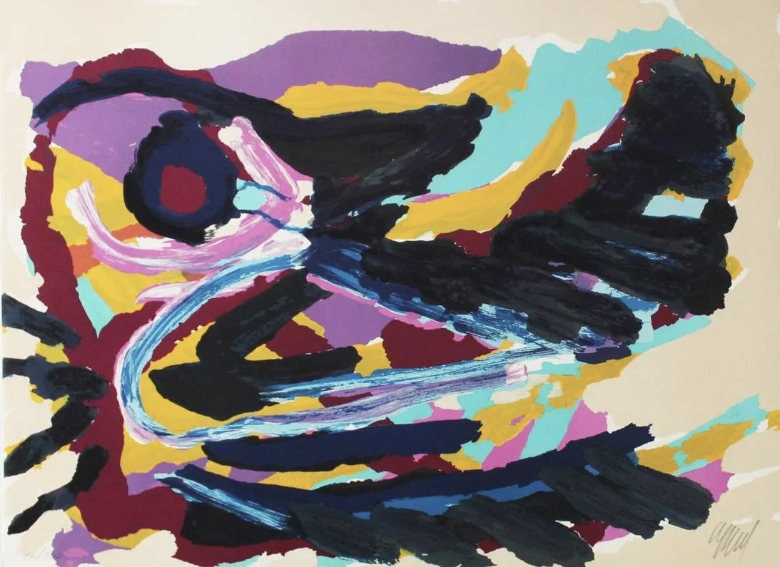 Karel Appel – Nesting Bird, 1978 – Lithograph