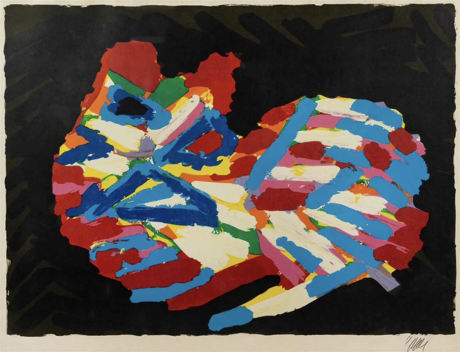 Karel Appel – House Cat, 1979 – Lithograph