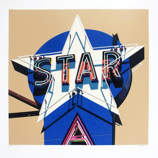 Robert Cottingham – Star, 2009 – Sérigraphie/Silkscreen