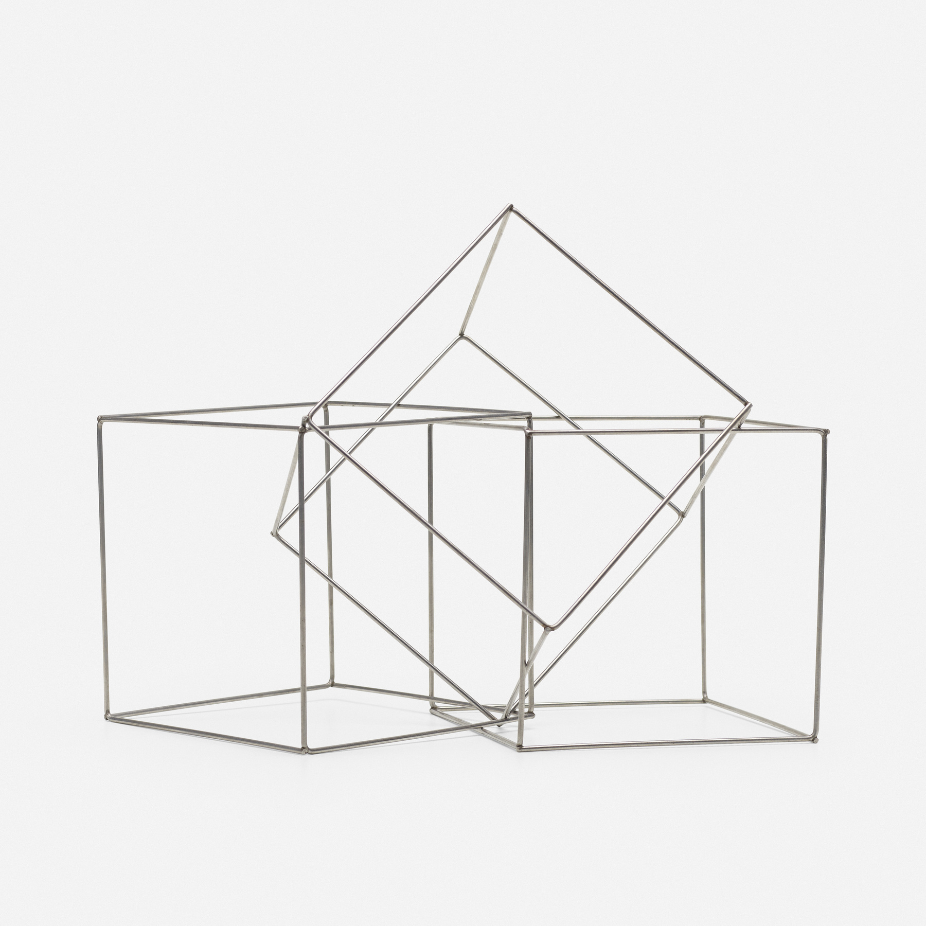 Francois Morellet – Trois cubes imbriqués, 1977 – Metall