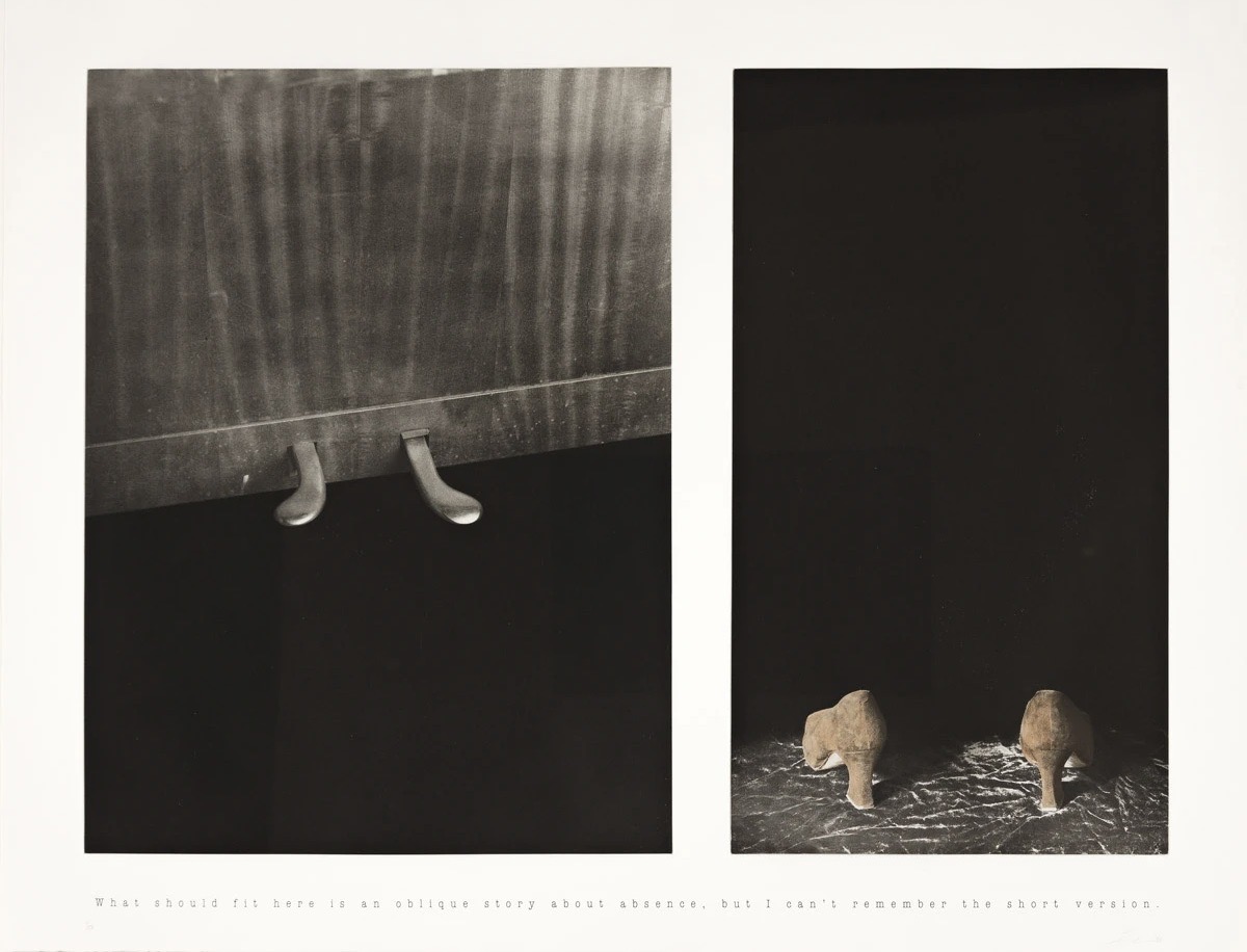 Lorna Simpson – Untitled (B/W diptych), 1993 – Sérigraphie (Screen-print)