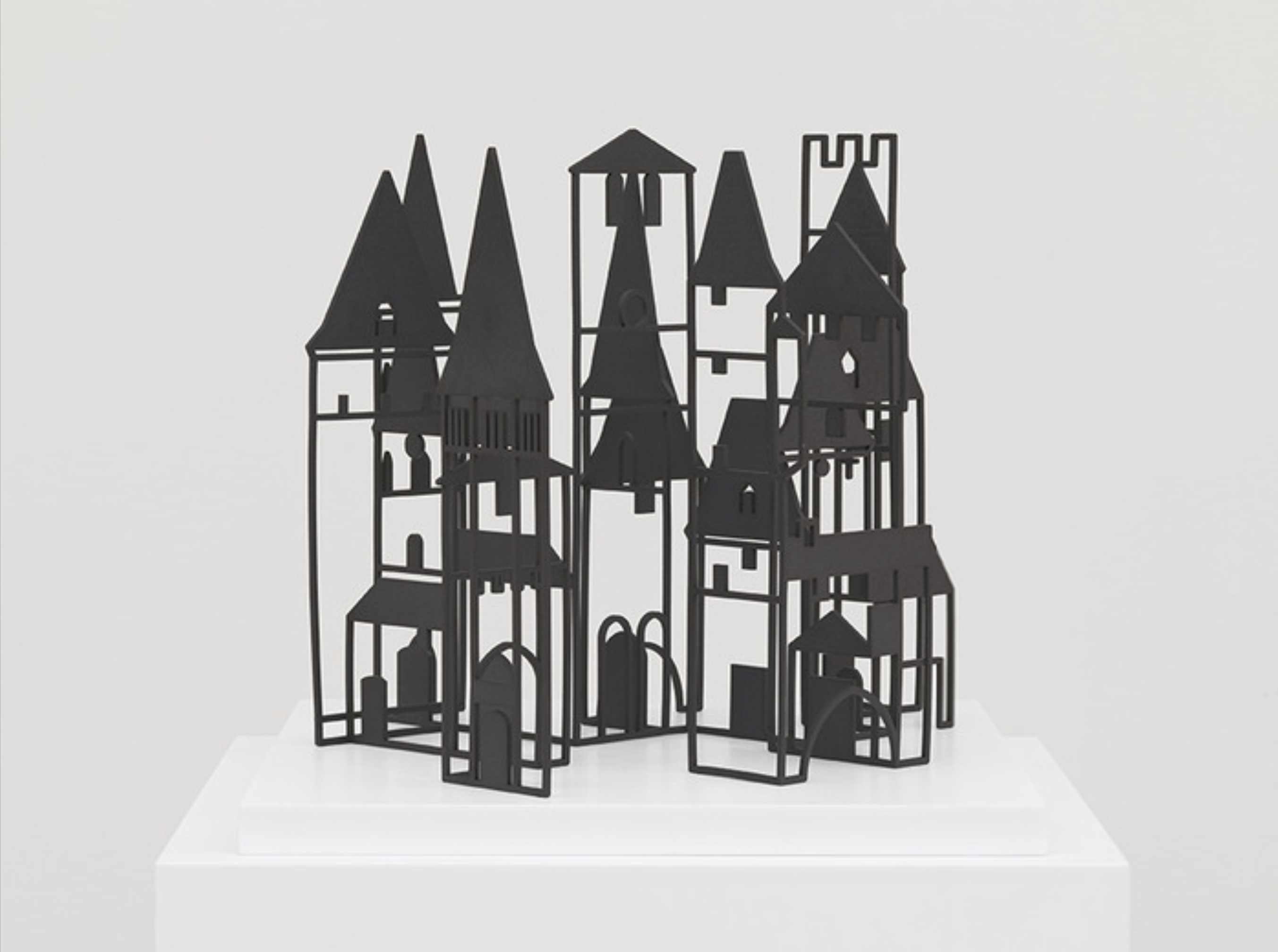 Julian Opie – Bastide 3, 2021 – Mixed média