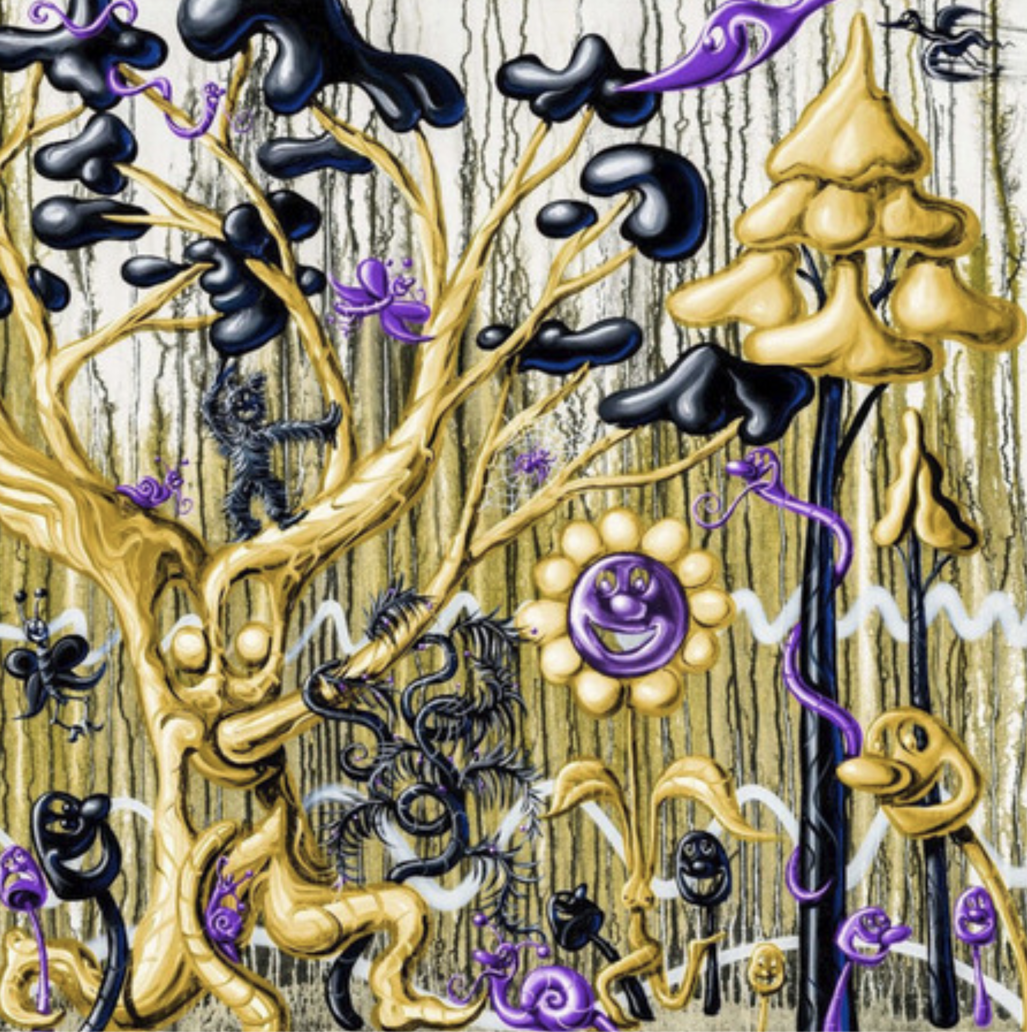 Kenny Scharf – Furungle 3, 2021 – Gemengde techniek.