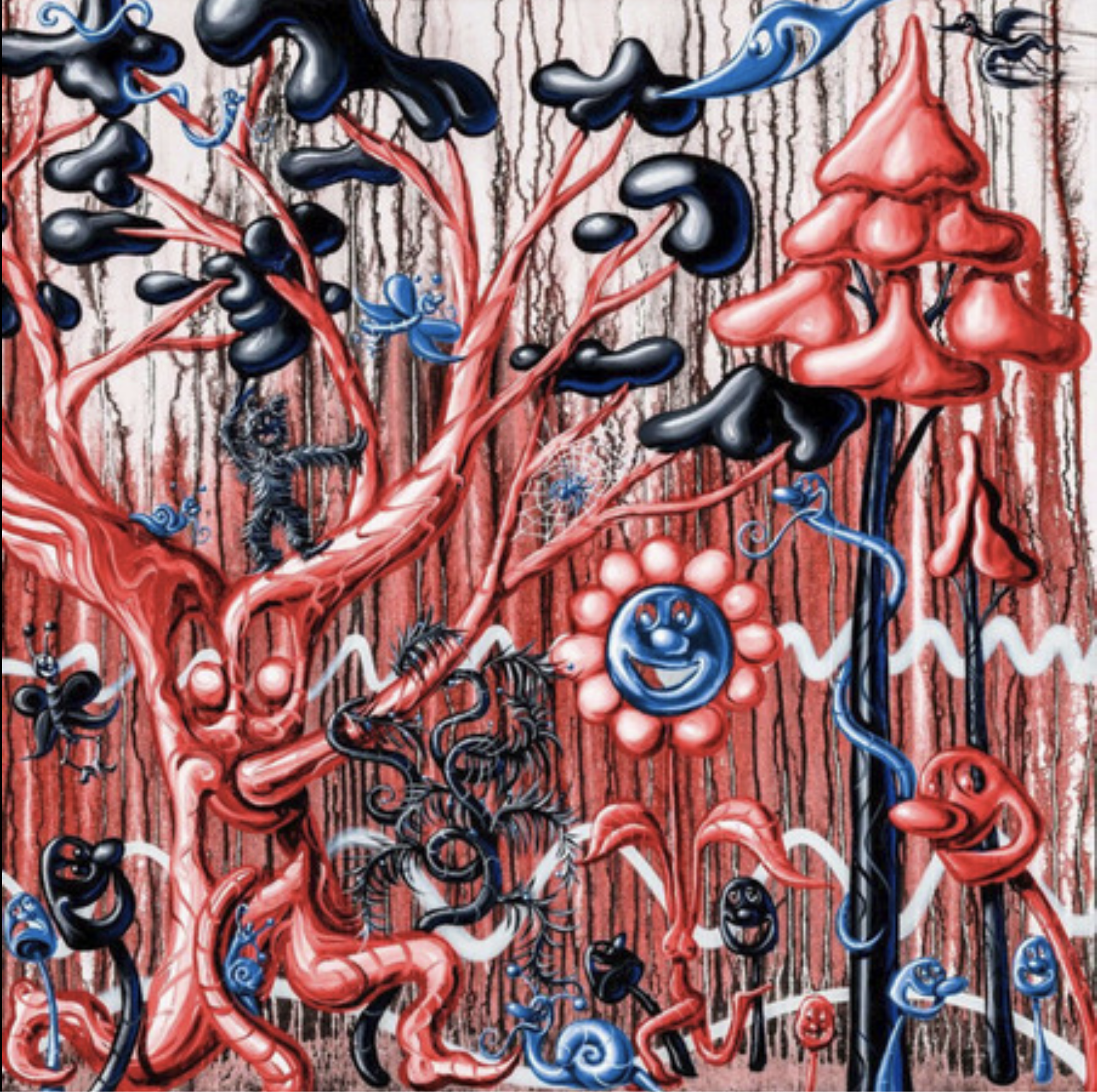 Kenny Scharf – Furungle 6, 2021 – Gemengde techniek.