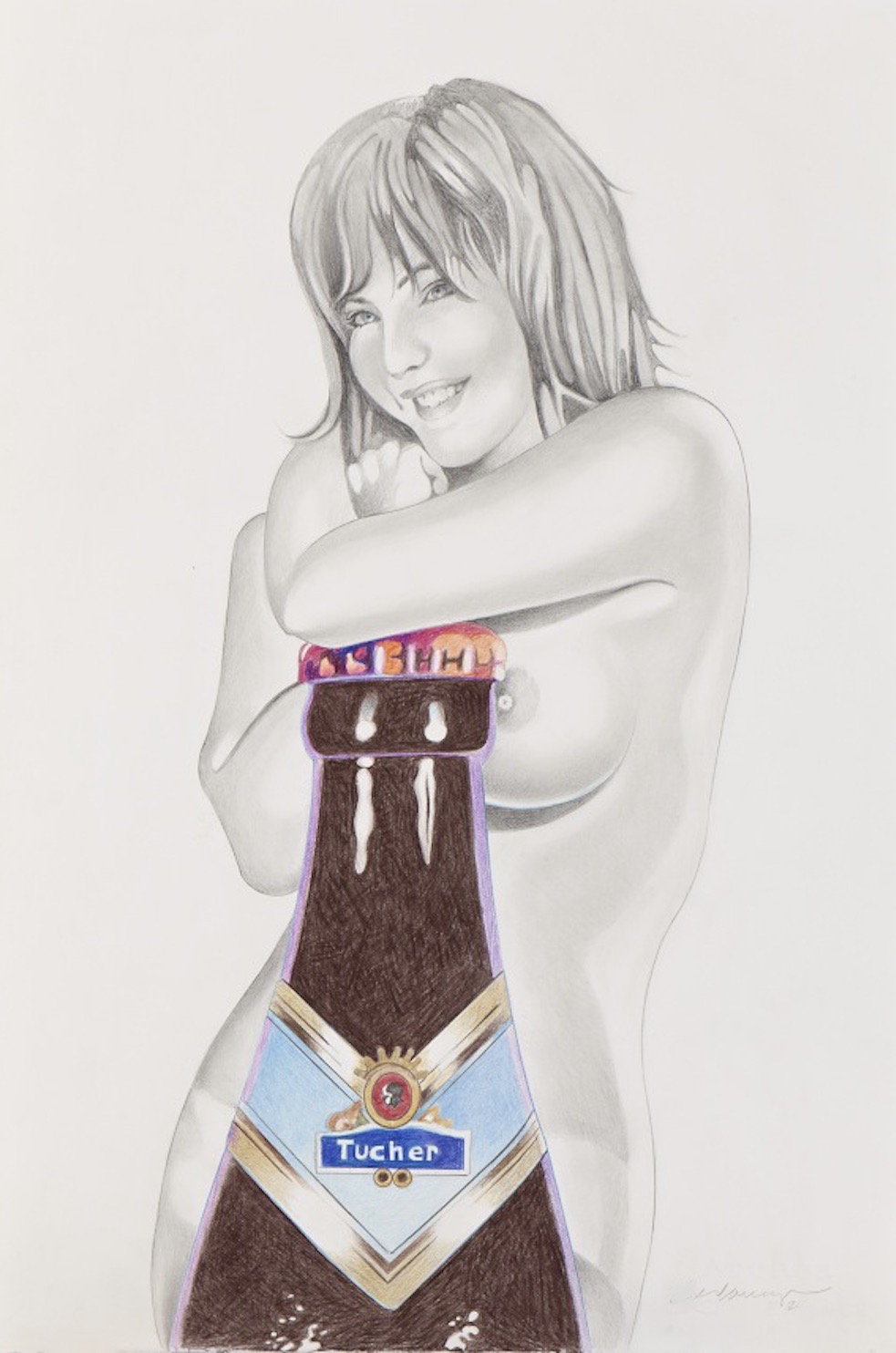 Mel Ramos – Tallulah Tucher, 2015 – Offset Print