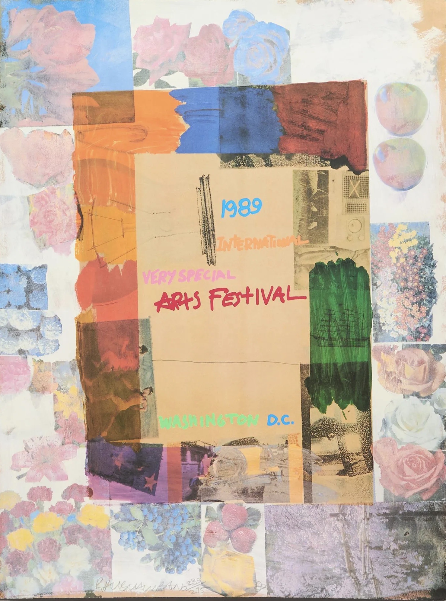 Robert Rauschenberg – International Very Special Arts Festival, 1989 – Lithographie