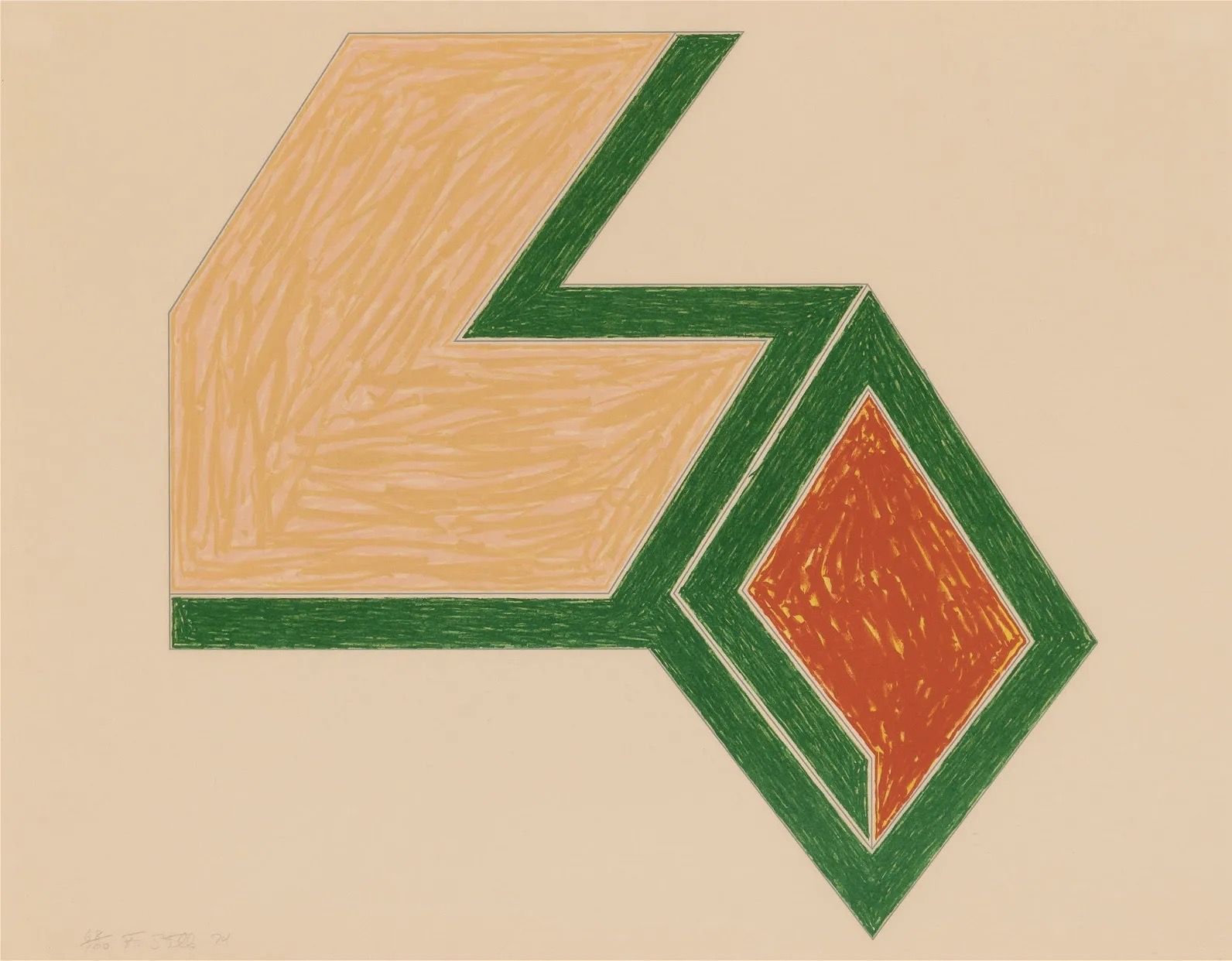 Frank Stella – Effingham, 1974 – Gemengde techniek.