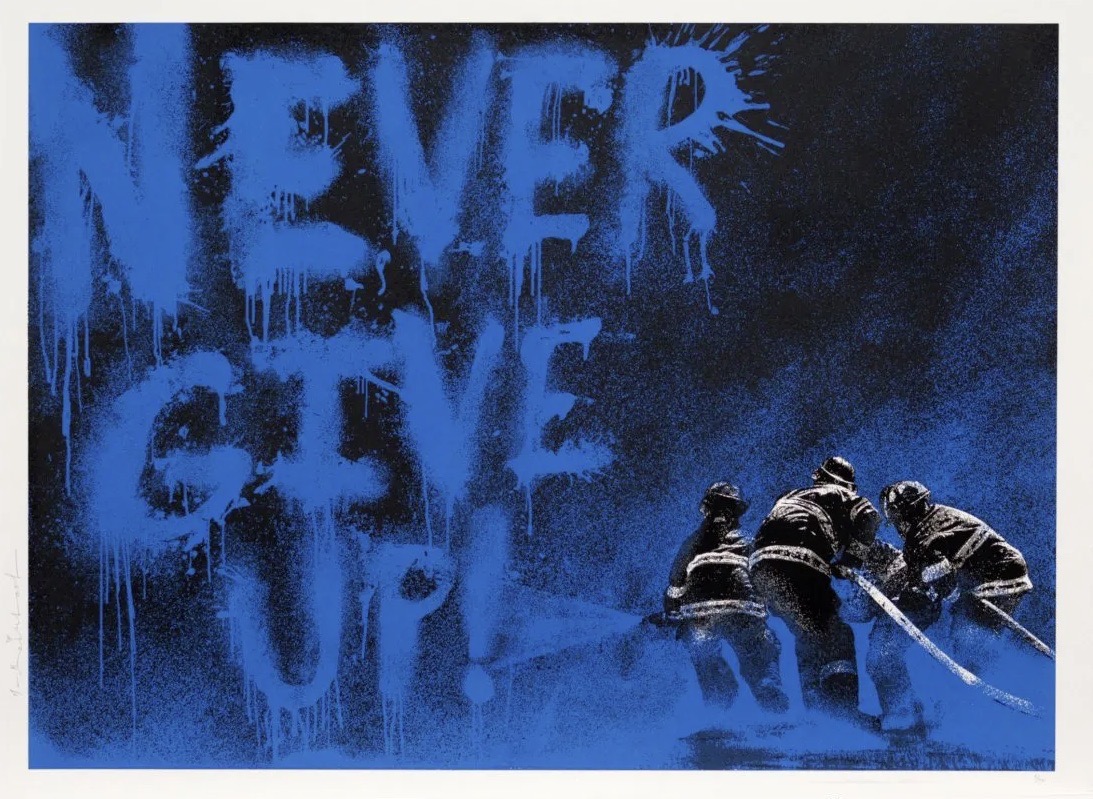 Mr. Brainwash – Superheroes (BLUE), 2018 – Serigrafie