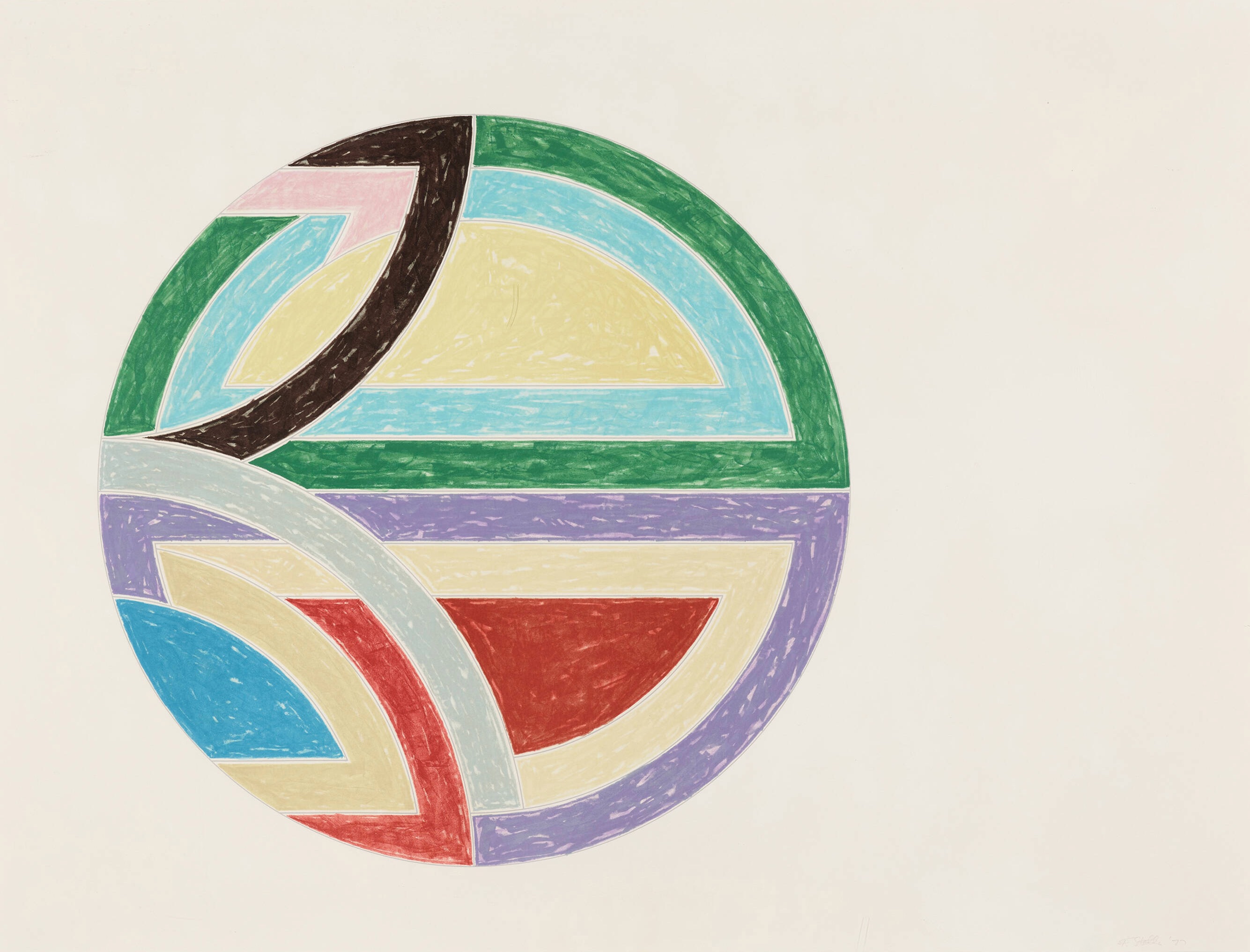 Frank Stella – Sinjerli Variation I, 1977 – Mixed Media