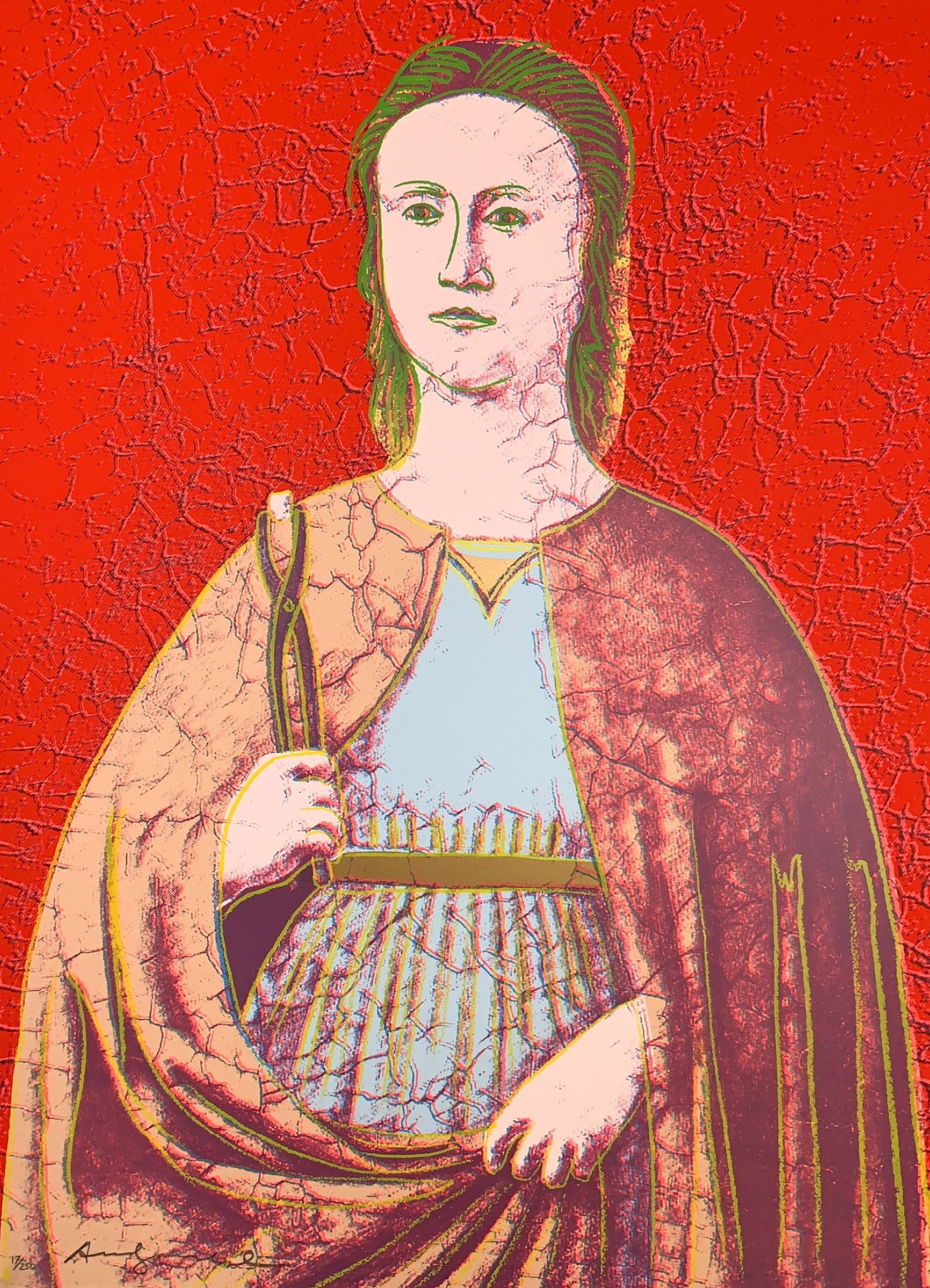 Andy Warhol – Saint Apollonia (F. & S. II.330), 1984 – Screen-print