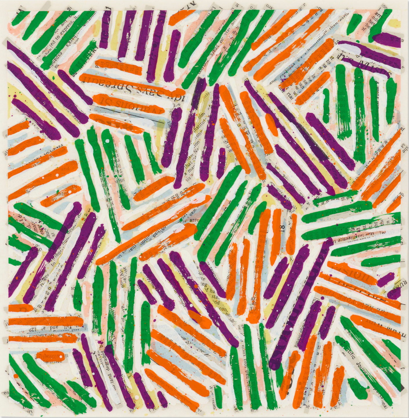 Jasper Johns – Cross Hatch, 1977 – Sérigraphie (Screen-print)