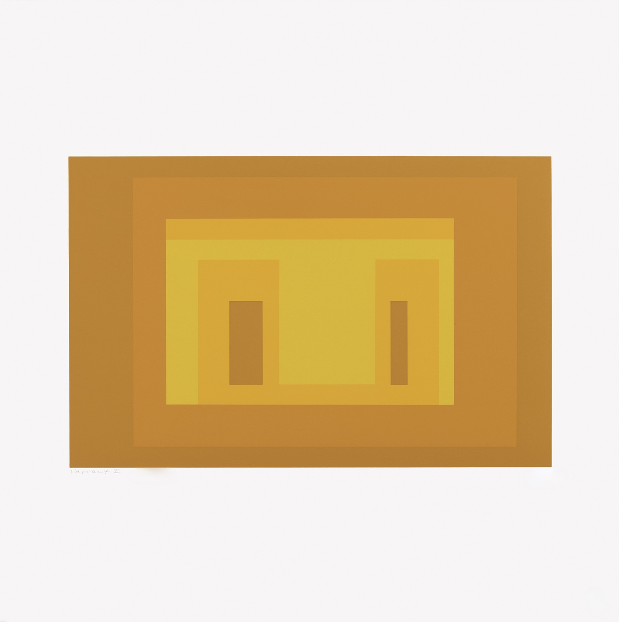 Josef Albers – Variants I, from Ten Variants, 1966 – Screen-print
