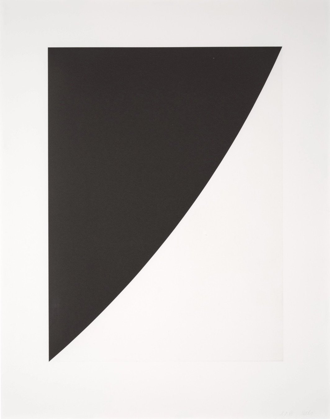Ellsworth Kelly – Black Variation I, 1973-75 – Lithograph