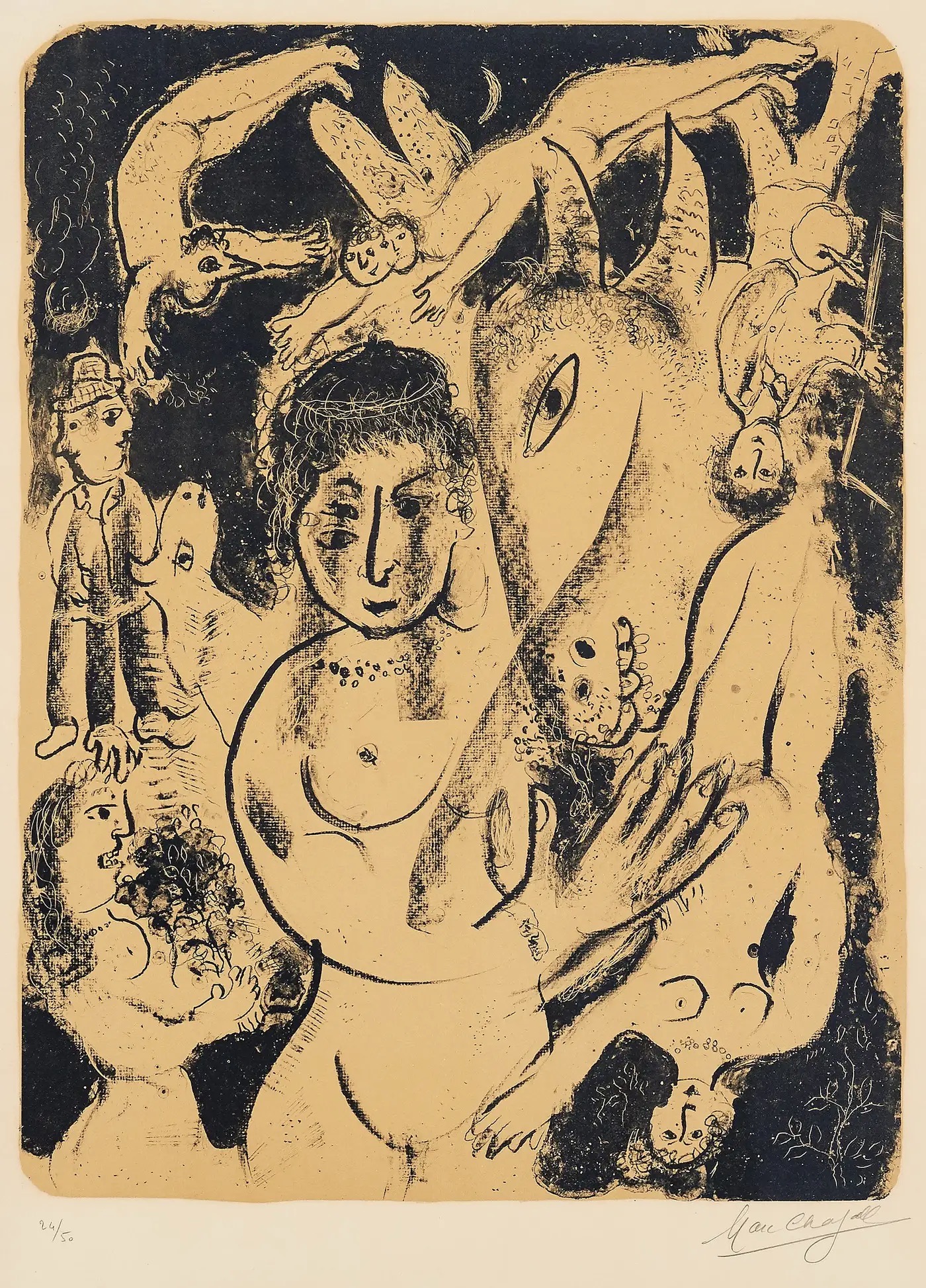 Marc Chagall – A Midsummer Night''s dream, 1974 – Litografía