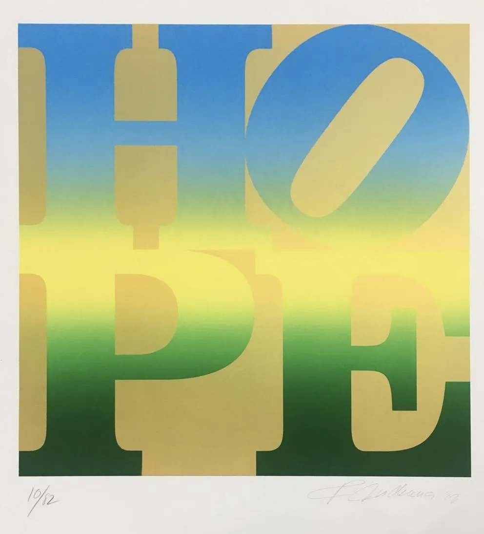 Robert Indiana – Summer (Four Seasons of Hope), 2012 – Screen-print