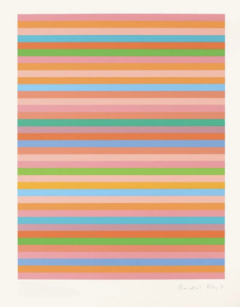 Bridget Riley – Rose Rose, 2011 – Siebdruck
