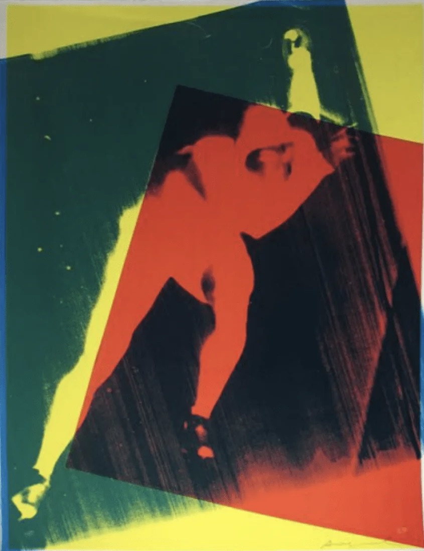 Andy Warhol – Speed Skater (FS II.303) (from Art and Sports Portfolio), 1983 – Zeefdruk